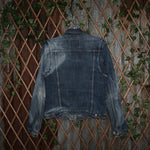 M - Vintage Y2K Levi's Jackets Coats description button - Blue - M