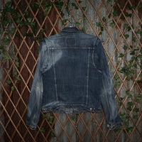 M - Vintage Y2K Levi's Jackets Coats description button - Blue - M