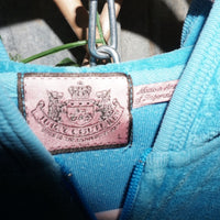 L - Vintage Y2K Juicy Couture Hoodies zip essential basic - Blue - L