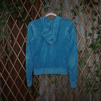 L - Vintage Y2K Juicy Couture Hoodies zip essential basic - Blue - L
