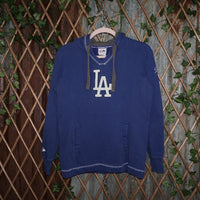 S - Vintage Y2K Majestic Hoodies los angeles dodgers reverse - Blue - S