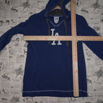 S - Vintage Y2K Majestic Hoodies los angeles dodgers reverse - Blue - S