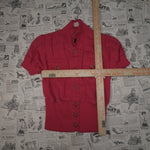 S - Vintage Y2K Grand Forever 21 Tops button cargo shirt - Pink - S