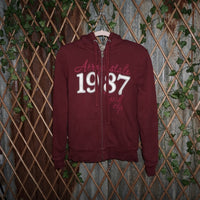 L - Vintage Y2K Aeropostale Hoodies new york city purple - Red - L