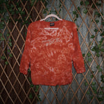 L - Vintage Y2K Harley-davidson T-Shirts embroidered cursive - Orange - L