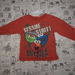 4T - Vintage Y2K Sesame Street T-Shirts buddy since 1969 - Orange - 4T