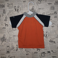 12 - Vintage Y2K Reebok Shirts embroidered spell polo front - Orange - 12