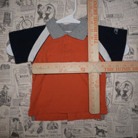 12 - Vintage Y2K Reebok Shirts embroidered spell polo front - Orange - 12