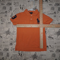 5 - Vintage Y2K Polo Ralph Lauren Shirts big pony number - Orange - 5