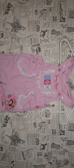 12M - Vintage Y2K Strawberry Shortcake Shirts pink overalls - 12M