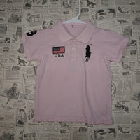 5 - Vintage Y2K Polo Ralph Lauren Shirts big pony polo - Pink - 5