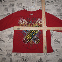 L7 - Vintage Y2K American Vintage T-Shirts skateboard decks - Red - L7