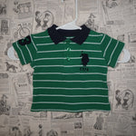 3 - Vintage Y2K Us Polo Assn Shirts big pony striped polo - Green - 3