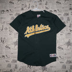 MLB - Vintage Y2K Majestic Shirts oakland athletics - Green - MLB