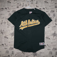 MLB - Vintage Y2K Majestic Shirts oakland athletics - Green - MLB