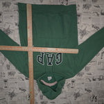 XS - Vintage Y2K Gap Hoodies arc logo embroidered patch - Green - XS