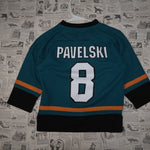 M - Vintage Y2K Nhl Sweatshirts san jose sharks hockey - Blue - M