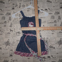 3T - Vintage Y2K Hello Kitty Shirts dress built belt extra - Blue - 3T