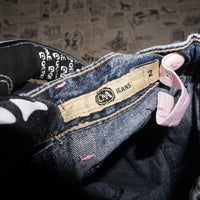 2 - Vintage Y2K American Vintage Pants denim embroidered - Blue - 2