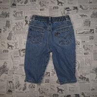 12 - Vintage Y2K Levi's Pants denim you little 1990s era - Blue - 12