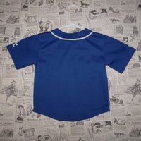 S - Vintage Y2K Majestic Shirts embroidered spell mlb - Blue - S