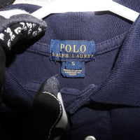 5 - Vintage Y2K Polo Ralph youth Lauren Shirts big pony number - Blue - 5