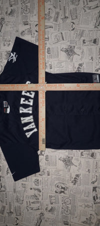 L - Vintage Y2K Nike Shirts new york yankees embroidered - Blue - L