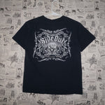 L - Vintage Y2K Side Out T-Shirts grunge spell surf style - Blue - L