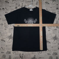 L - Vintage Y2K Side Out T-Shirts grunge spell surf style - Blue - L