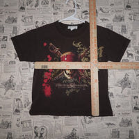 XS - Vintage Y2K Disney T-Shirts pirates caribbean dead - Brown - XS