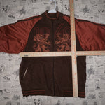 L - Vintage Y2K Sean John Jackets Coats embroidered lion - Brown - L