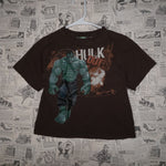 T-SHIRT - Vintage Y2K Marvel T-Shirts incredible hulk movie - Brown - T-SHIRT