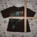 T-SHIRT - Vintage Y2K Marvel T-Shirts incredible hulk movie - Brown - T-SHIRT