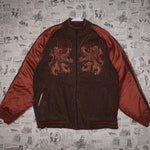 L - Vintage Y2K Sean John Jackets Coats embroidered lion - Brown - L