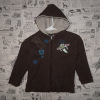 S - Vintage Y2K Disney Hoodies toy story buzz lightyear 95 - Brown - S