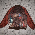 L - Vintage Y2K Sean John Jackets Coats embroidered lion - Brown - L