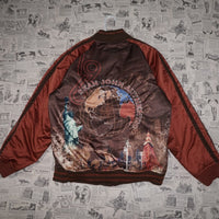 L - Vintage Y2K Sean John Jackets Coats embroidered lion - Brown - L