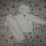 18 - Vintage Y2K Nike Hoodies velor terry cloth style - White - 18