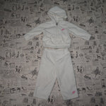 18 - Vintage Y2K Nike Hoodies velor terry cloth style - White - 18