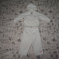 18 - Vintage Y2K Nike Hoodies velor terry cloth style - White - 18