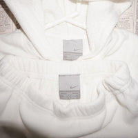 18 - Vintage Y2K Nike Hoodies velor terry cloth style - White - 18