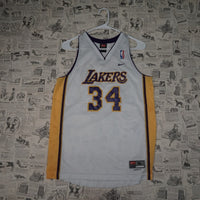 XL - Vintage Y2K Nba T-Shirts lakers basketball jersey nike - White - XL