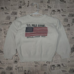 7 - Vintage Y2K Us Polo Assn Sweatshirts embroidered spell 2 - Off-white - 7