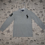6 - Vintage Y2K Pull A Ralph Lauren Shirts big pony three - Gray - 6