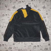 L - Vintage Y2K Old Navy Hoodies fleece embroidered spell - Gray Periods I Can - L