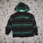 L - Vintage Y2K Hurley Hoodies embroidered chest zip - Black Periods I Can - L