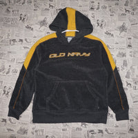 L - Vintage Y2K Old Navy Hoodies fleece embroidered spell - Gray Periods I Can - L
