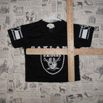 S - Vintage Y2K Nfl T-Shirts oakland raiders spell jersey - Black - S