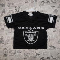 S - Vintage Y2K Nfl T-Shirts oakland raiders spell jersey - Black - S