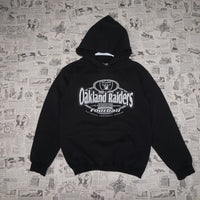 10-12 - Vintage Y2K Nfl Hoodies oakland raiders afc western - Black - 10-12